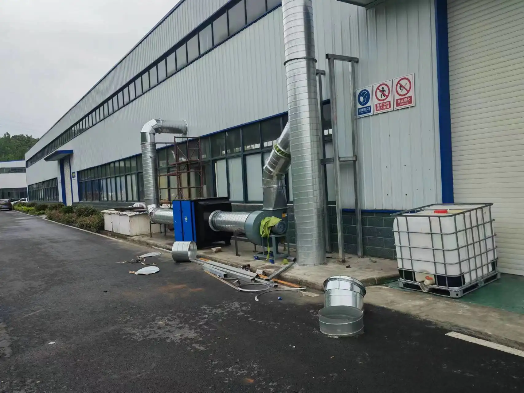 生产车间通风排烟管道